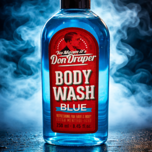 Don Draper Body Wash BLUE – belebende Frische mit kühlendem Effekt