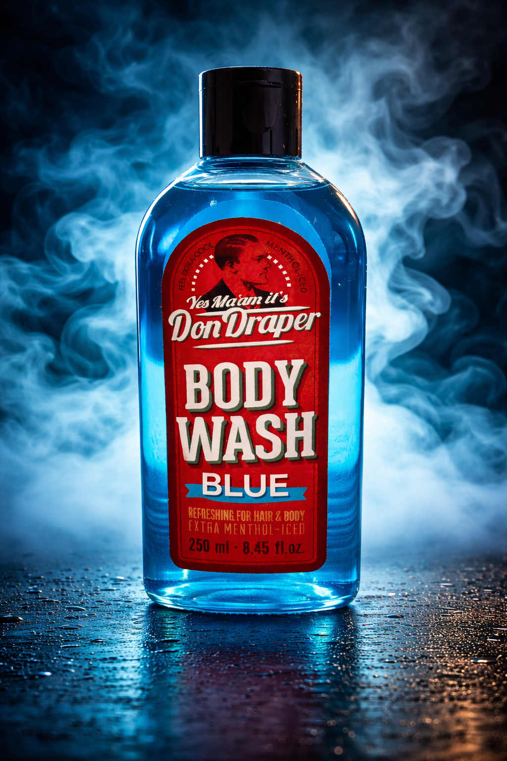 Don Draper Body Wash BLUE – belebende Frische mit kühlendem Effekt