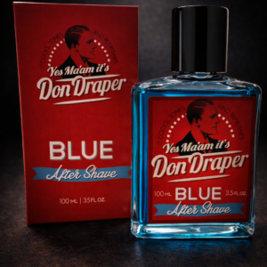 Don Draper After Shave BLUE – eisige Frische im klassischen Barbershop-Stil