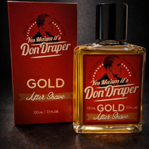 Don Draper After Shave GOLD – klassischer Barbershop-Duft mit zeitloser Eleganz