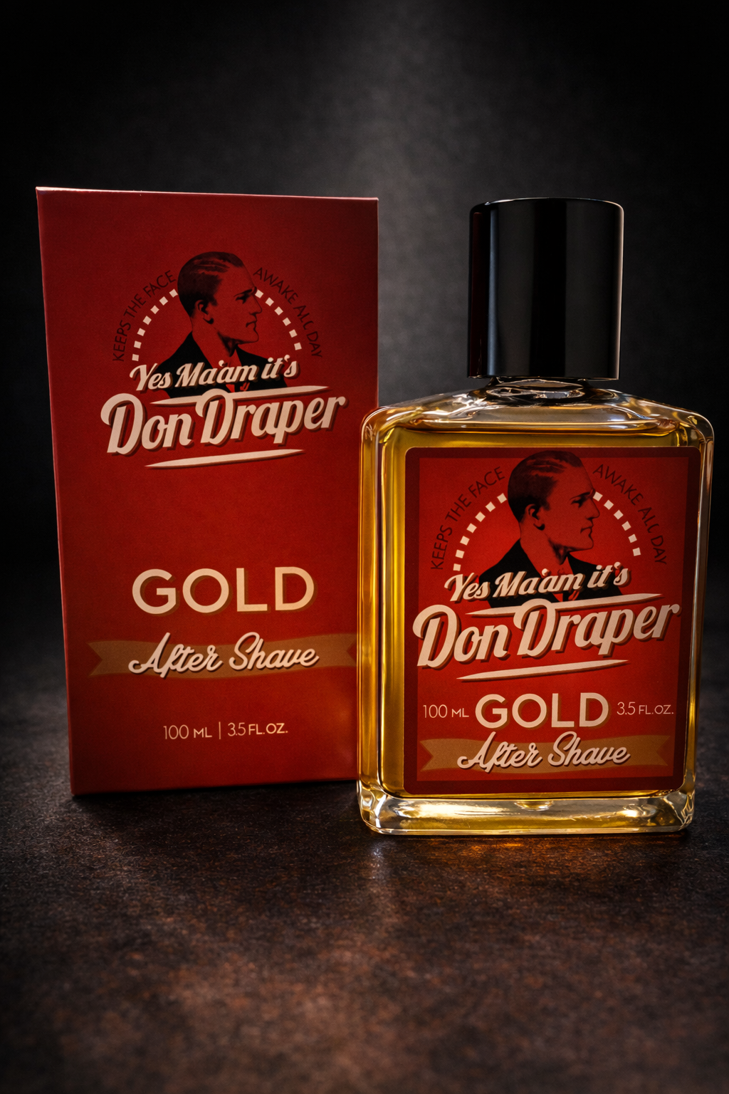 Don Draper After Shave GOLD – klassischer Barbershop-Duft mit zeitloser Eleganz